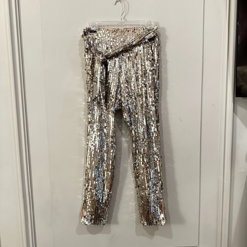 Majorelle Sequin PantsMajorelle Sequin pants. Bough in Revolve. Slit on hem, zip